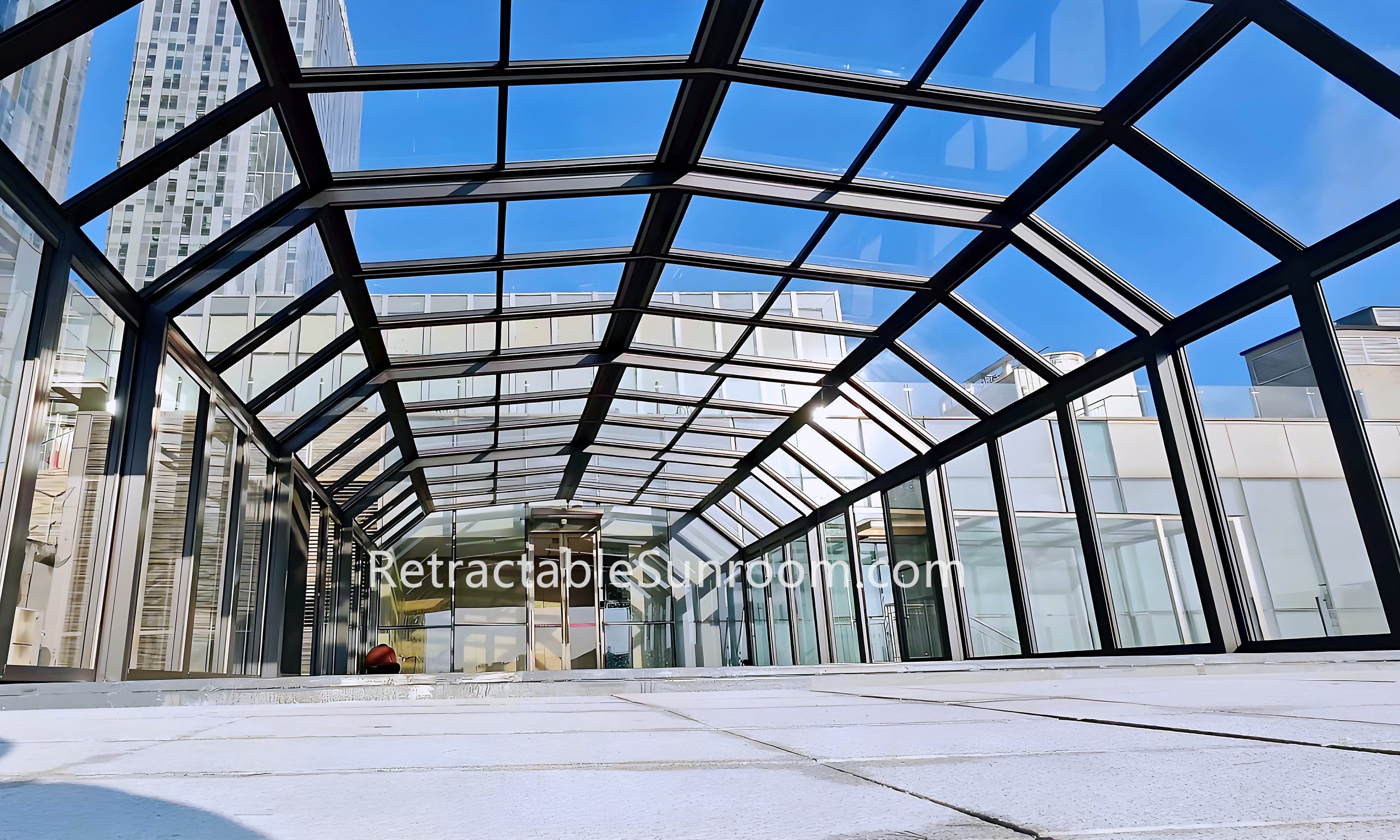 Retractable Rooftop Sunroom