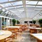 Outdoor Restaurant Smart Electric Retractable Sunroom