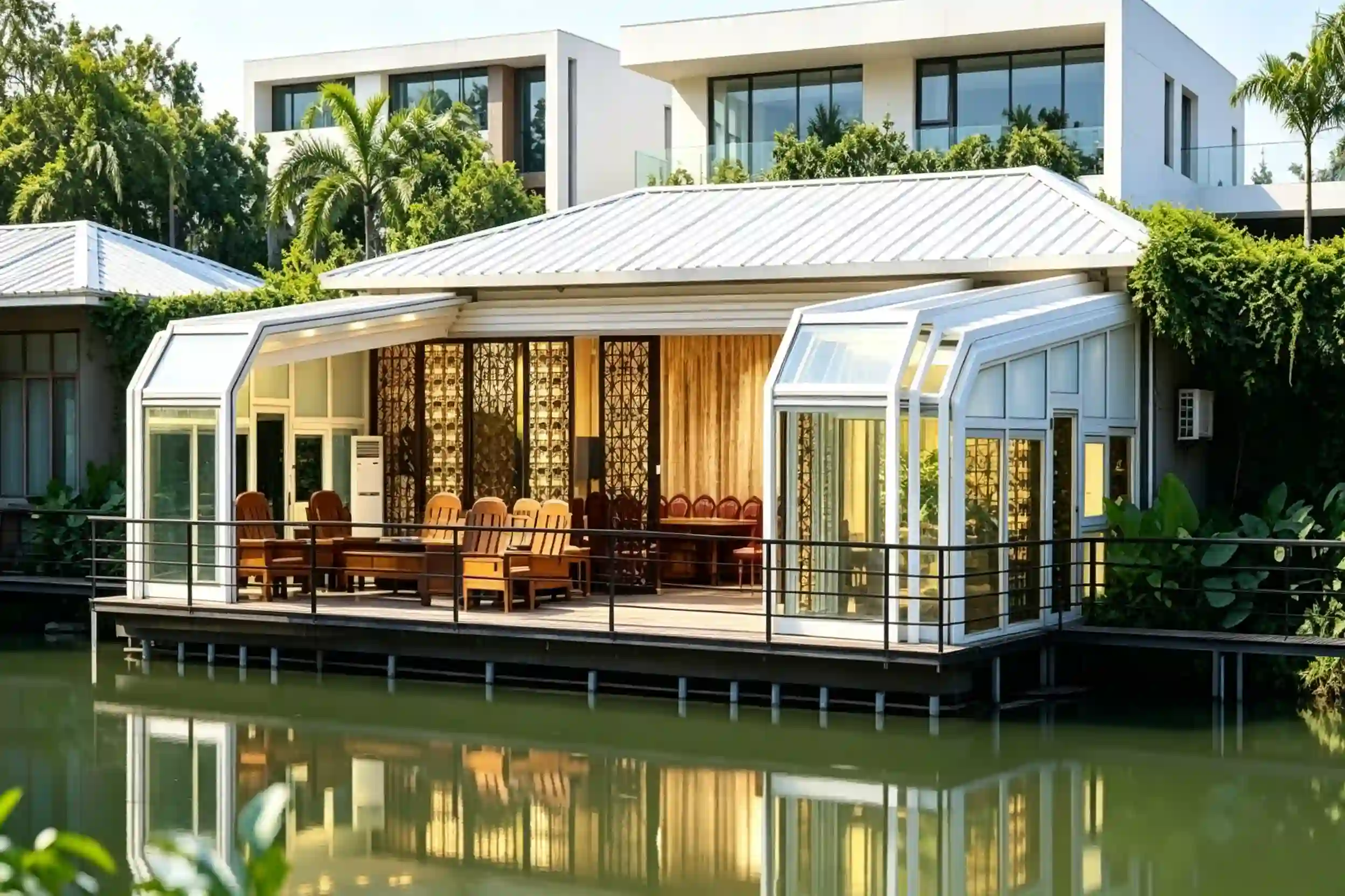 Patio Retractable Sunroom