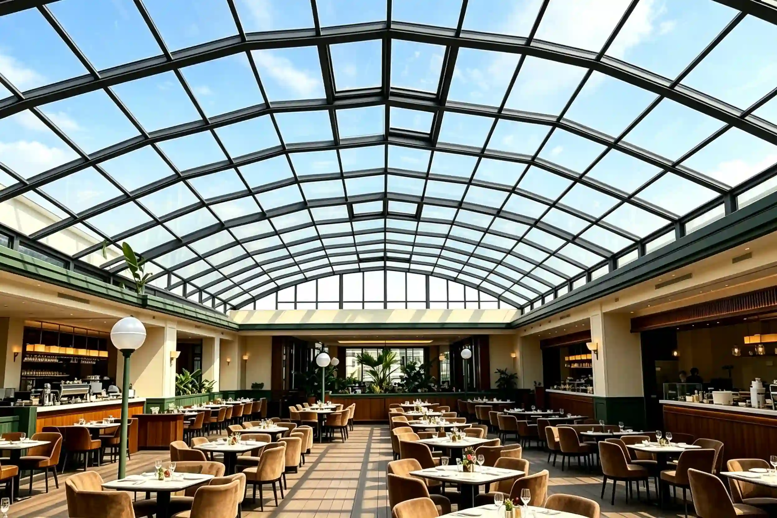 Restaurant Retractable Roof