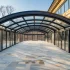 finished retractable roof project site 70x70
