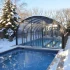 retractable pool enclosure for winter 70x70