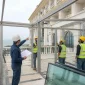 Retractable sunroom installation guide for hotel terrace project