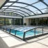 indoor swimming pool with retractable roof 70x70