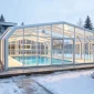 Pool sunrooms for cold climates in Canada and Northern United States