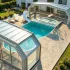 pool with retractable roof 70x70