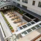 retractable roof for restaurant patio 85x85